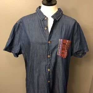 21 Men an American Brand button up short sleeve
